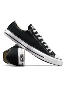 Converse Chuck Ox Trainers Black White Sale