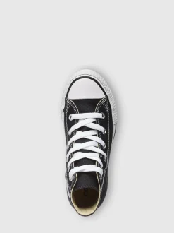 Converse Chuck Taylor High Top Junior Trainers Black/White Outlet