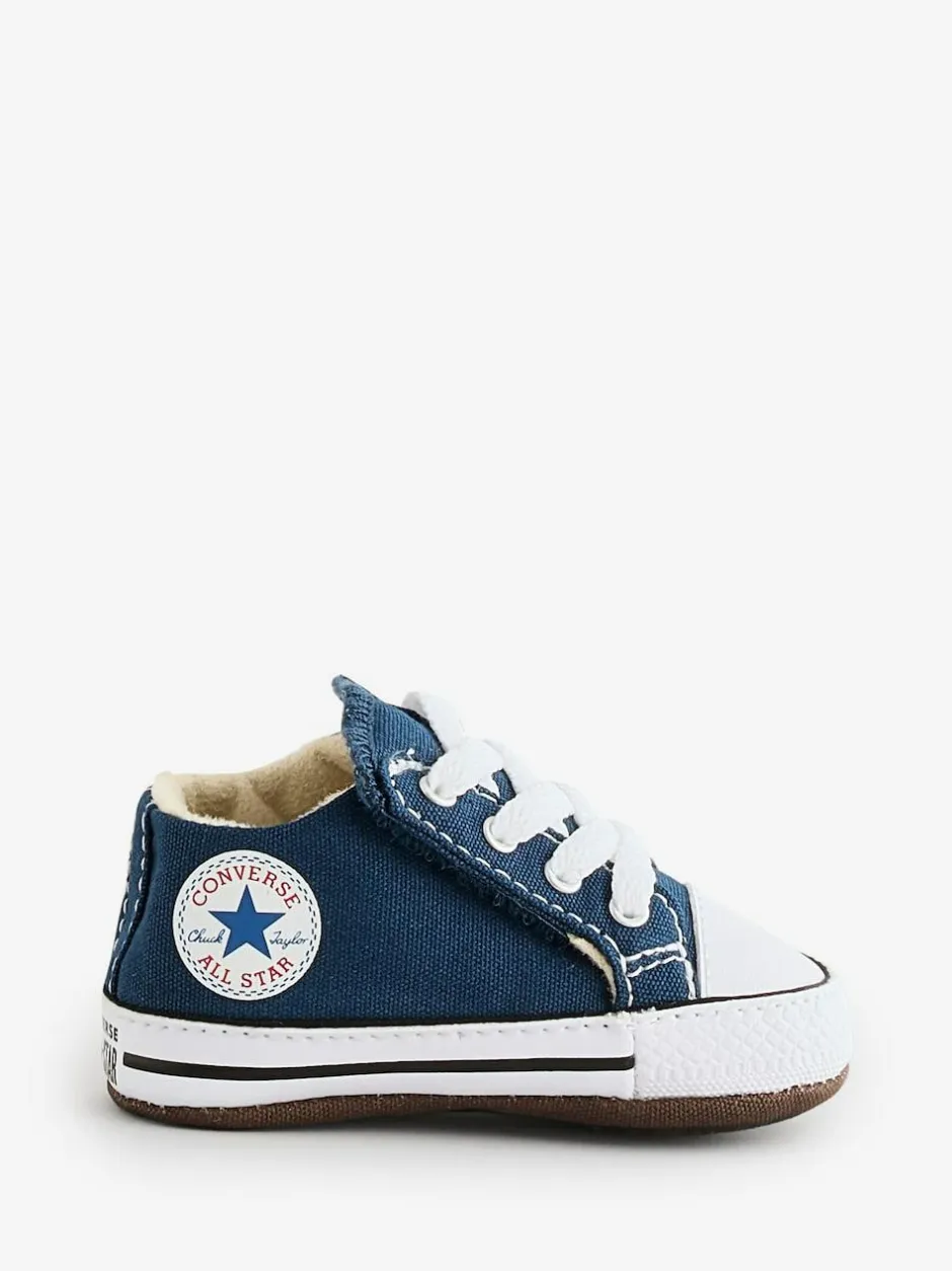Converse Chuck Taylor Baby Canvas Trainers Blue/White Clearance