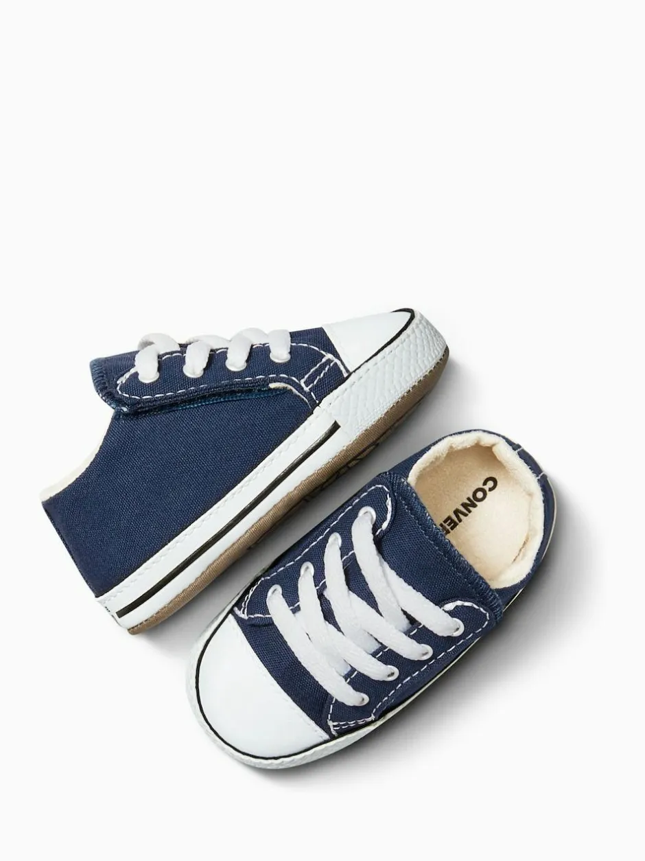 Converse Chuck Taylor Baby Canvas Trainers Blue/White Clearance
