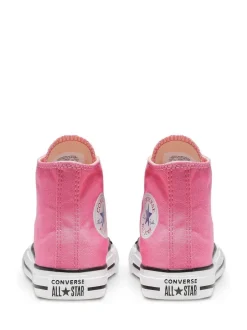 Converse Chuck Taylor High Top Junior Trainers Pink Outlet