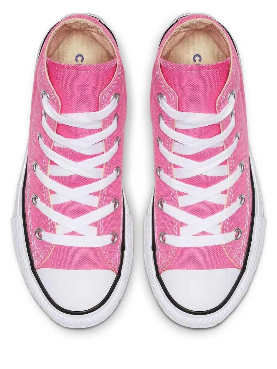 Converse Chuck Taylor High Top Junior Trainers Pink Outlet
