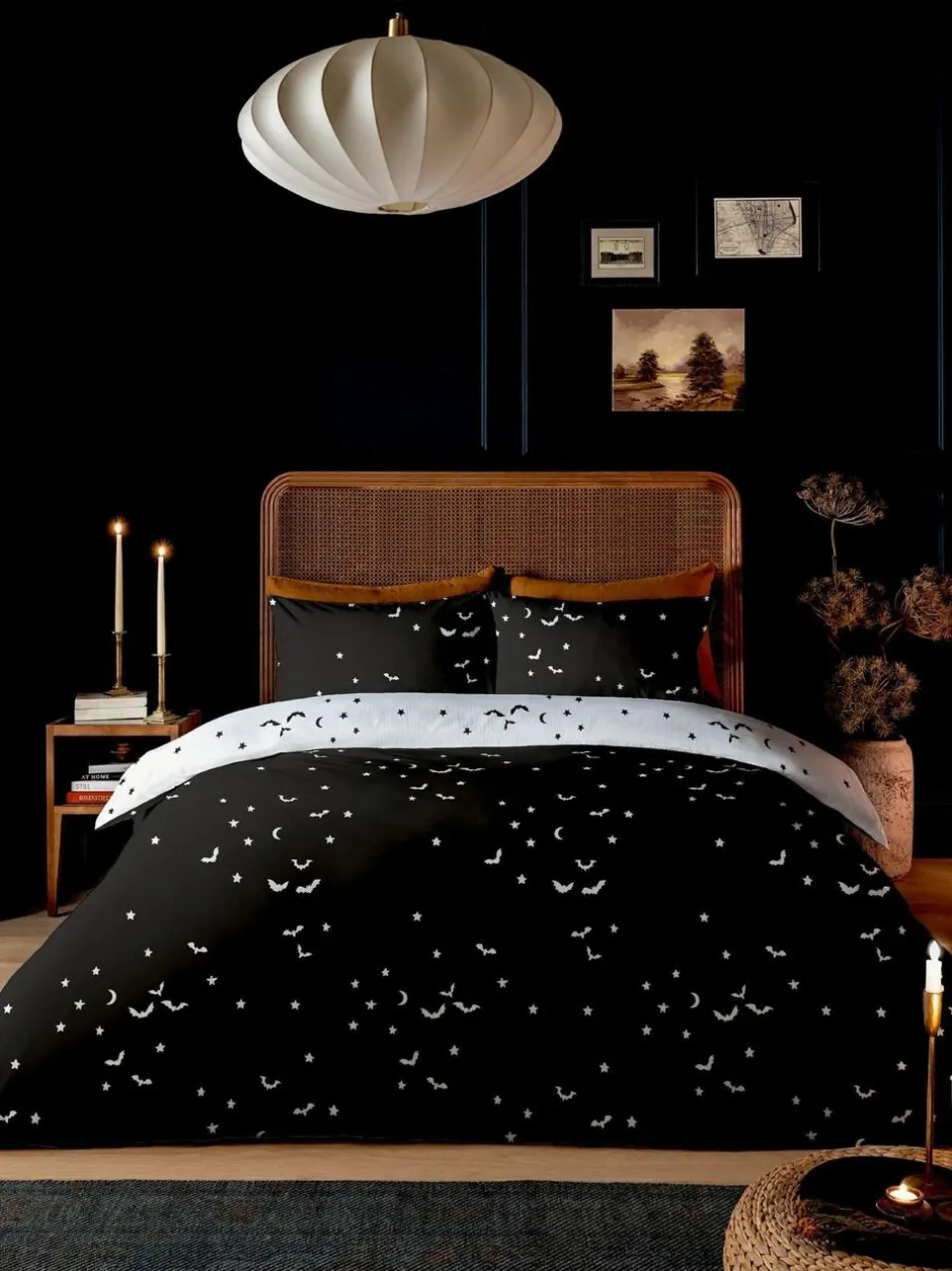 Copenhagen Home Black Bats Duvet Cover Set Hot