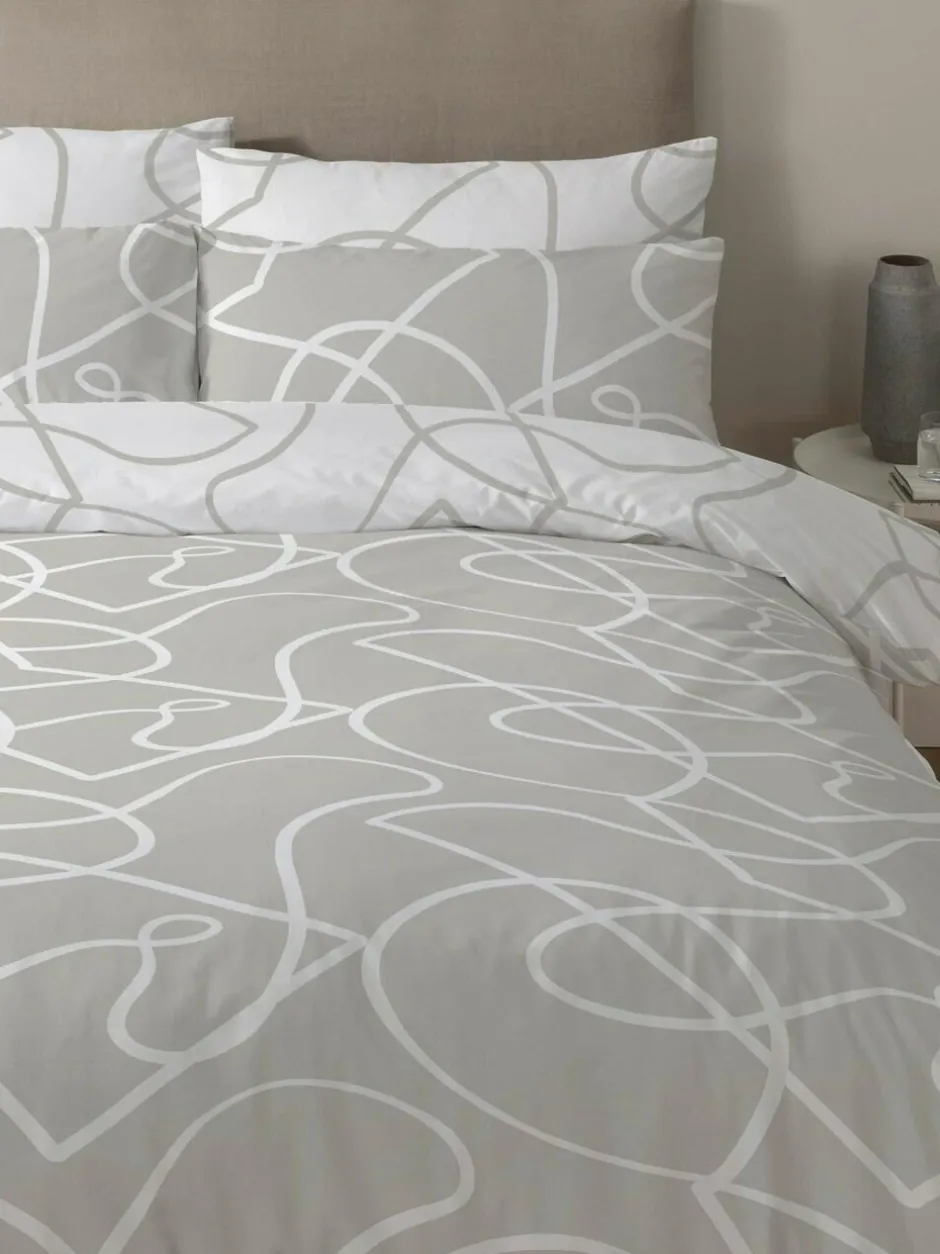Copenhagen Home Pablo Duvet Cover & Pillowcase Set Stone Best