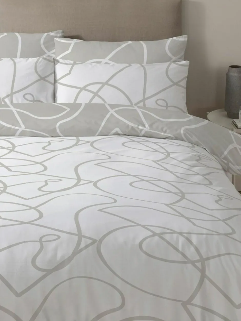 Copenhagen Home Pablo Duvet Cover & Pillowcase Set Stone Best