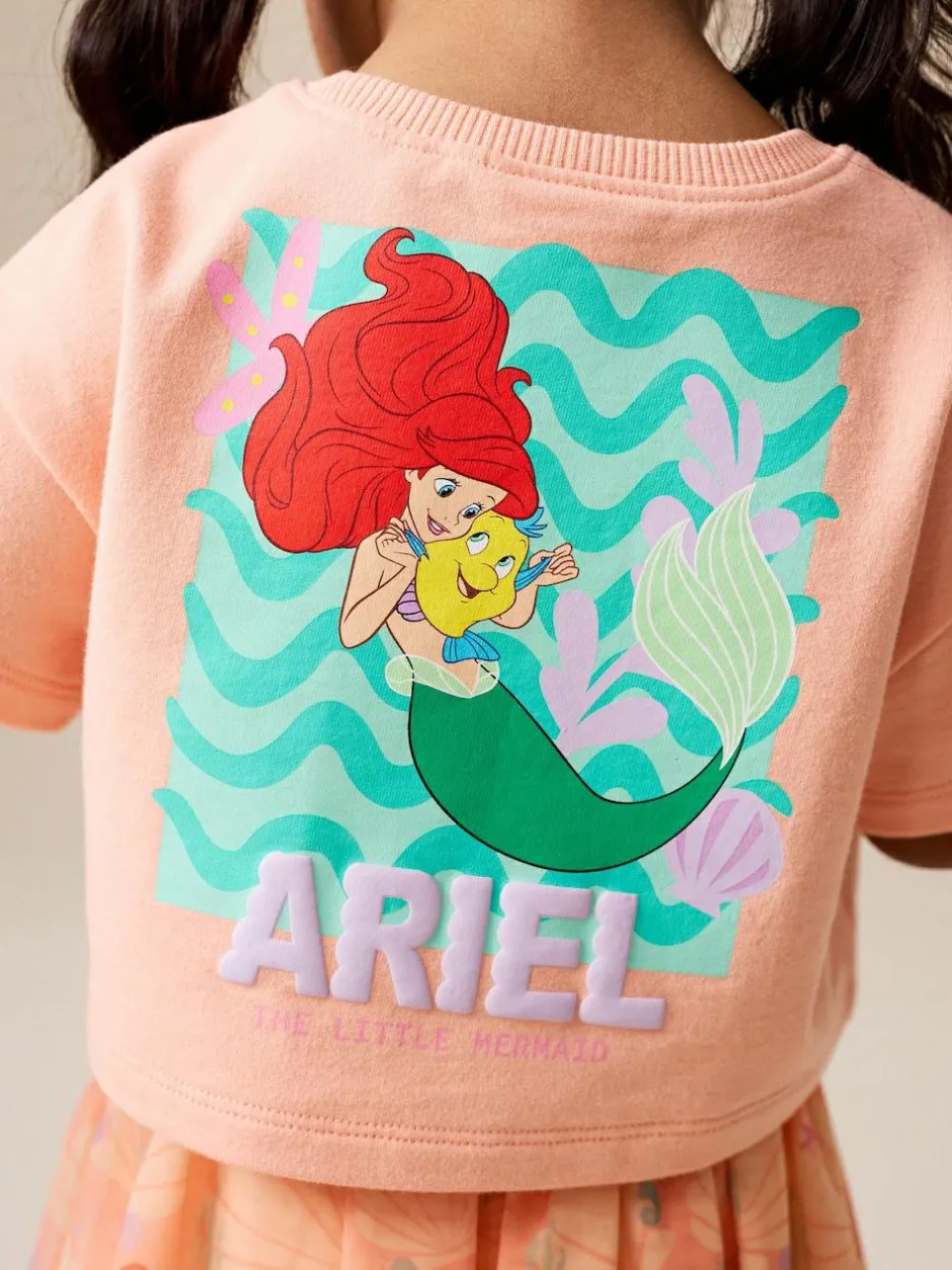 Next Coral Ariel Disney Top & Skirt Set (3mths-7yrs)