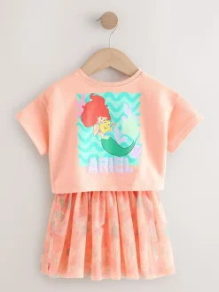 Next Coral Ariel Disney Top & Skirt Set (3mths-7yrs)