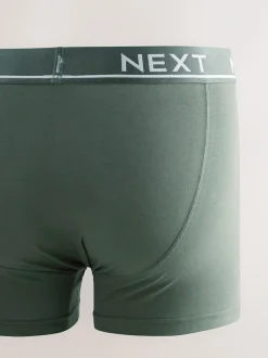 Next Core Grey/ Greens A-Front Boxers 10 Pack Sale