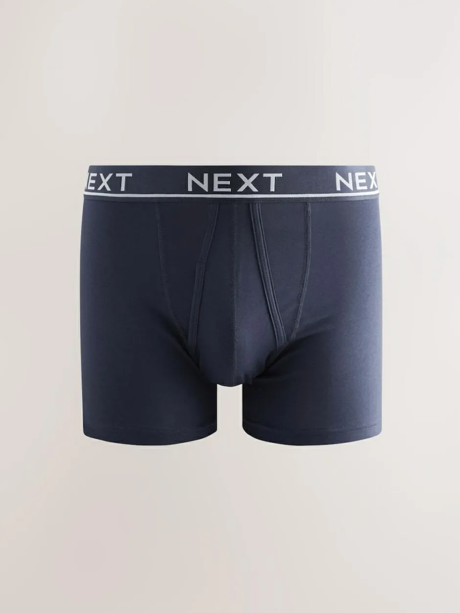 Next Core Grey/ Greens A-Front Boxers 10 Pack Sale