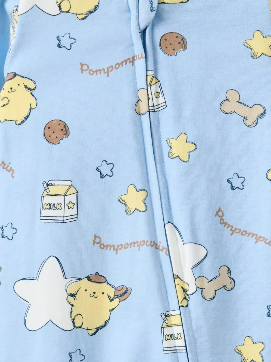Cotton On Hello Kitty Long Sleeve Zip Romper Blue Best