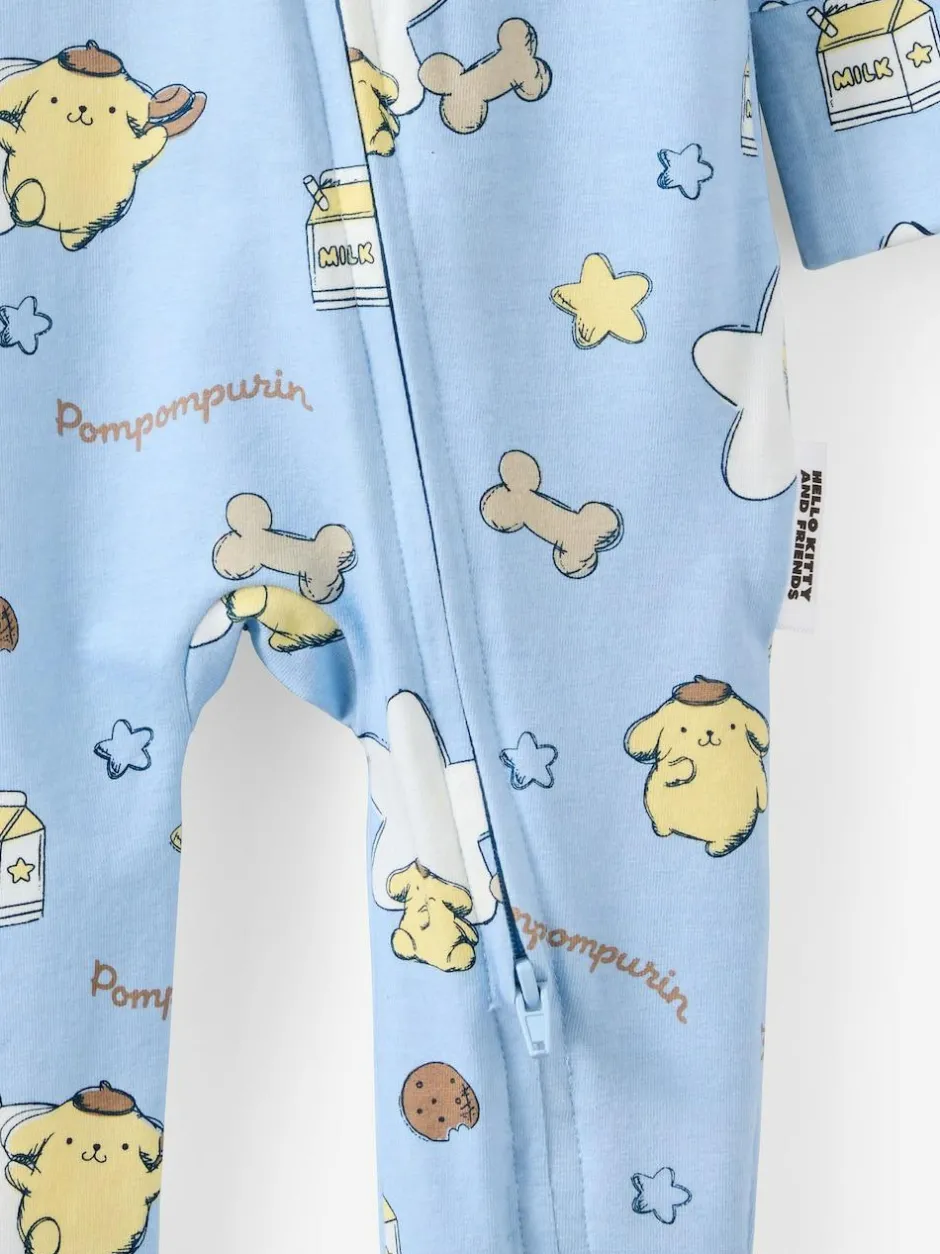 Cotton On Hello Kitty Long Sleeve Zip Romper Blue Best