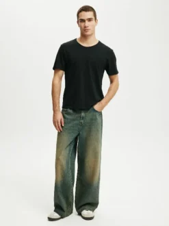 Cotton On Blue Super Baggy Jeans New