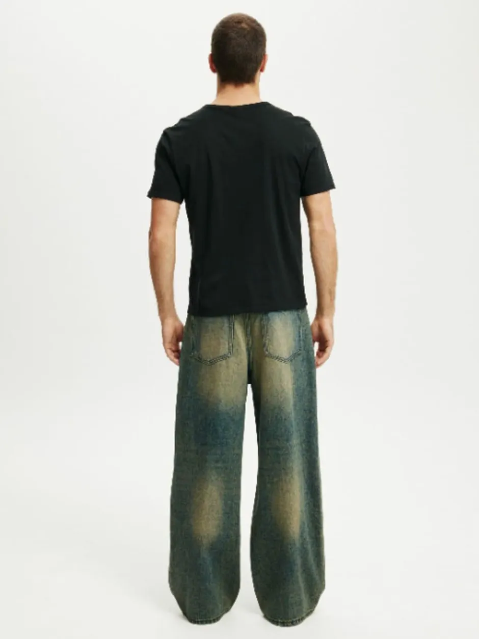 Cotton On Blue Super Baggy Jeans New