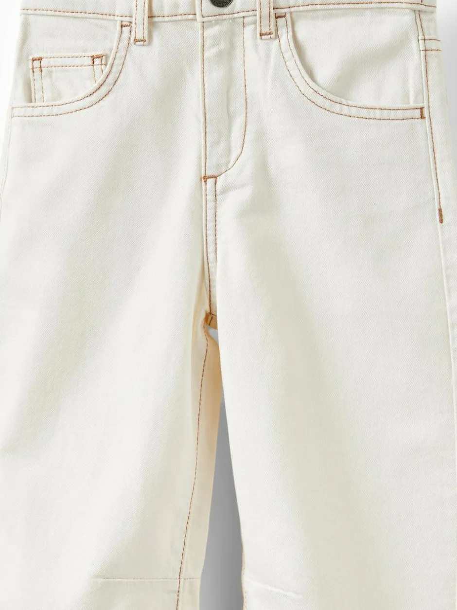 Cotton On Unisex Barrel Leg Denim Jeans Cream Online