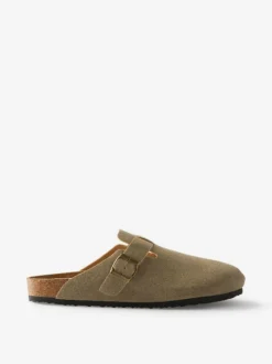 Cotton On Closed Toe Buckle Slide Shoes Natural Best