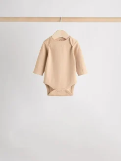 Next Cream Baby Long Sleeve Bodysuits 5 Pack Hot