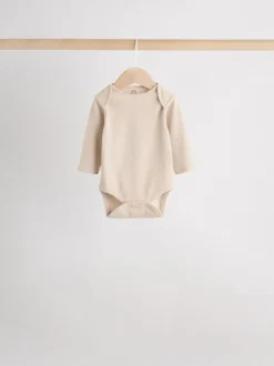 Next Cream Baby Long Sleeve Bodysuits 5 Pack Hot