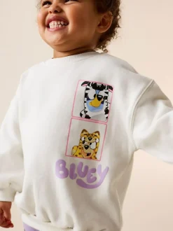 Next Cream Bluey Shorts Set (12mths-7yrs) Discount