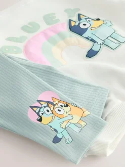 Next Cream Bluey Sweatshirt & Leggings Set (12mths-7yrs) Discount