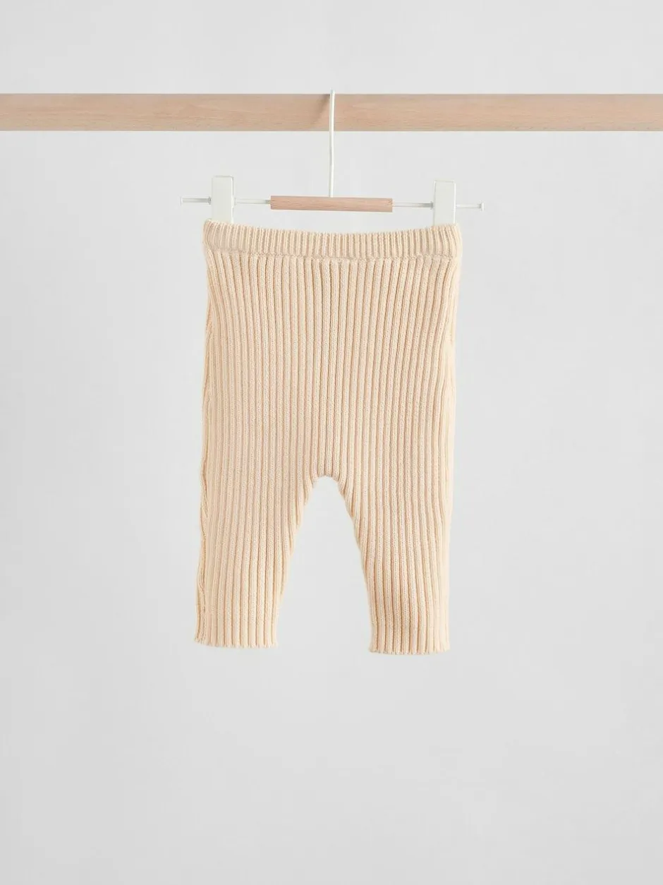 Next Baby Knitted Cardigan and Leggings 2 Piece Set (0mths-3yrs) Cream Embroidered New