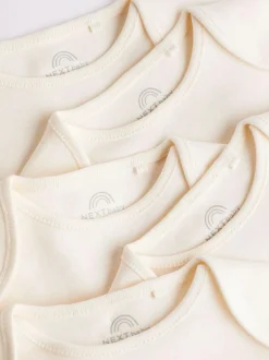 Next Cream Essential Baby Short Sleeve Bodysuits 5 Pack Hot