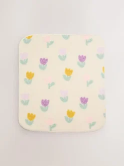 Next Baby Fleece Blanket Cream Floral Best