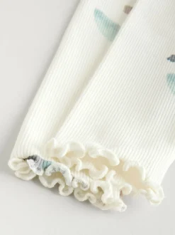 Next Baby Sweater and Joggers Set 2 Piece (0mths-2yrs) Cream Floral Hot
