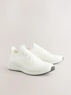 Next Knitted Trainers Cream Discount