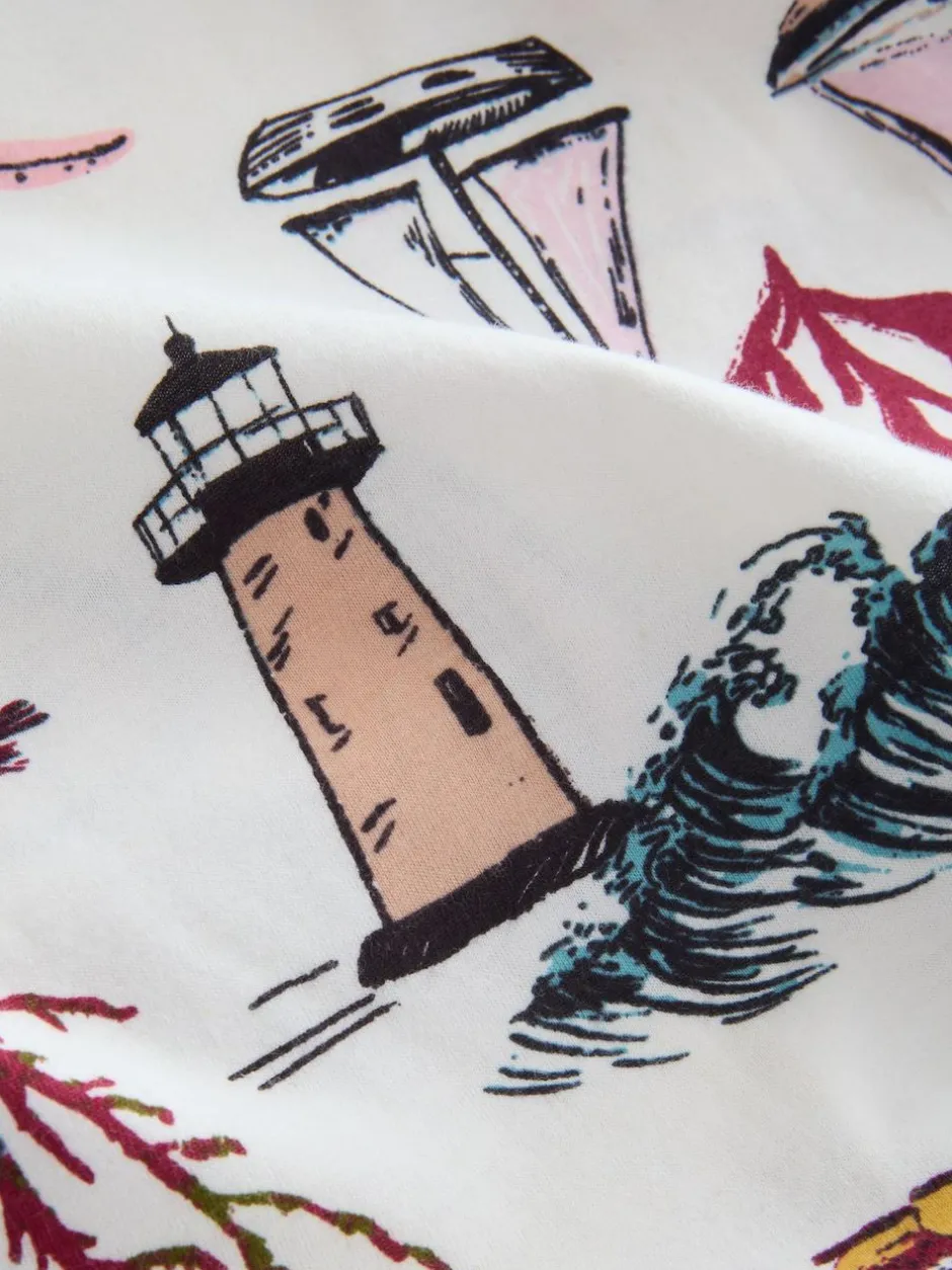 Next Long Sleeve Pyjamas Cream Mermaid Online