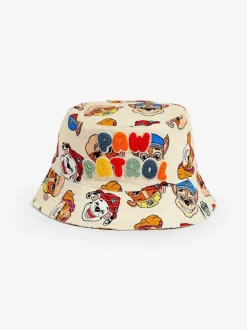 Next Cream Paw Patrol Bucket 100% Cotton Hat (1-10yrs) Discount