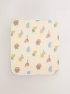 Next Baby Fleece Blanket Cream Shapes Sale