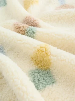 Next Baby Fleece Blanket Cream Shapes Sale