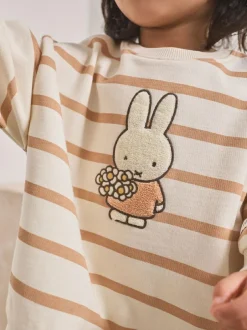 Next Cream Stripe Miffy Sweatshirt & Leggings Set (3mths-7yrs) Outlet