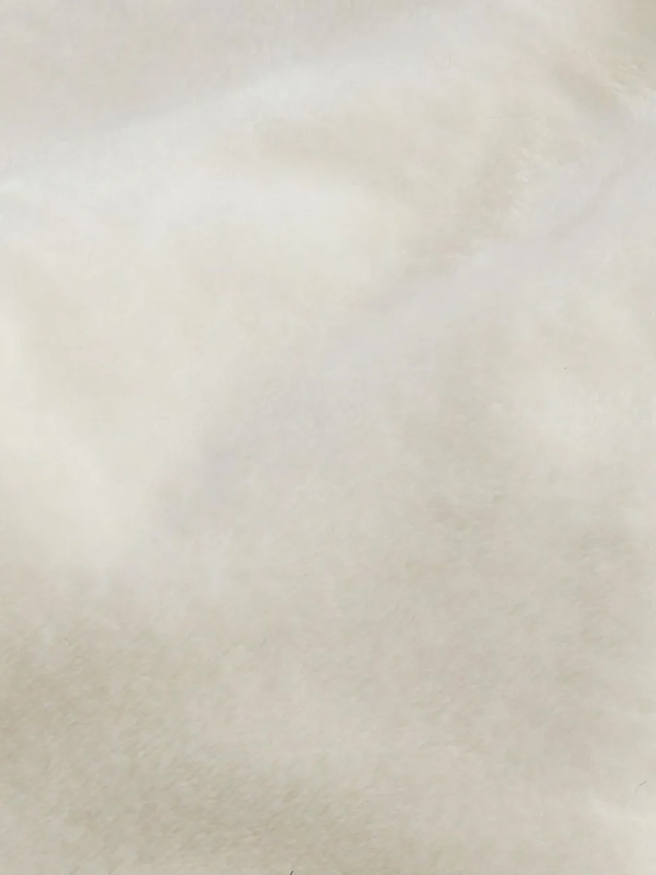 Next Cream Velour Baby Beanie Hats 2 Pack (0-12mths) Clearance