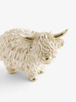 Next Cream/Gold Hamish The Highland Cow Small Ornament Online