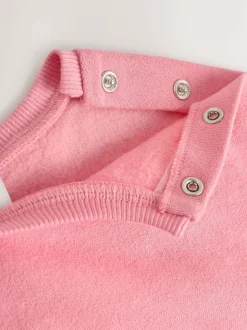 Next Baby Dungaree and Bodysuit Two Piece Set (0mths-3yrs) Cream/Pink Rabbit Online