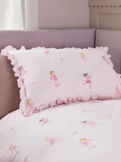 Next Dancers Supersoft 100% Cotton Percale 200 Thread Count Duvet Cover and Pillow Case Set Clearance