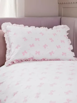Next Dancers Supersoft 100% Cotton Percale 200 Thread Count Duvet Cover and Pillow Case Set Clearance