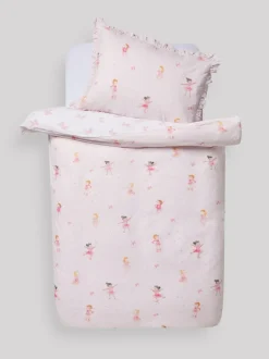 Next Dancers Supersoft 100% Cotton Percale 200 Thread Count Duvet Cover and Pillow Case Set Clearance