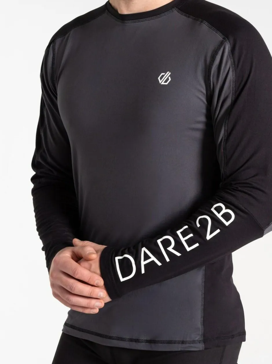 Dare 2b Mens Exchange IV Thermal Baselayer Black Set Discount