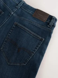 Next Dark Blue - ThermoGen Straight Fit Motionflex Jeans Hot