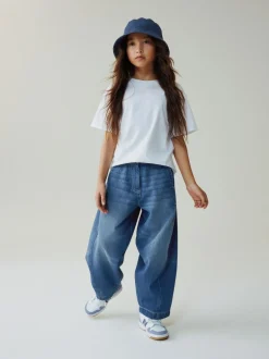 Next Dark Blue Barrel Jeans (3-16yrs) Hot