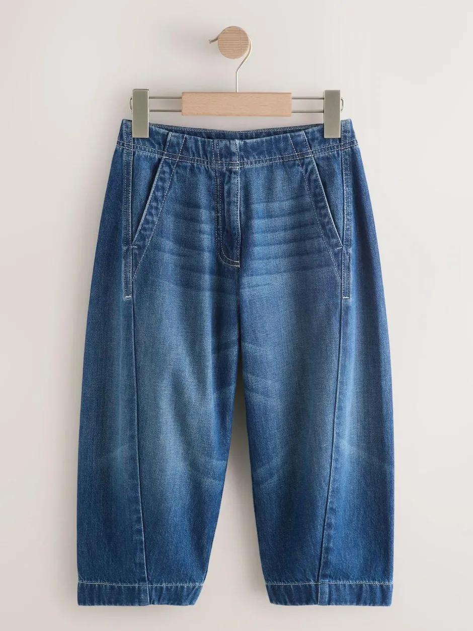 Next Dark Blue Barrel Jeans (3-16yrs) Hot