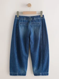 Next Dark Blue Barrel Jeans (3-16yrs) Hot