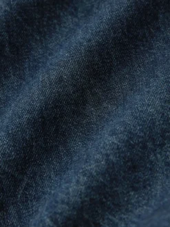 Next Denim Western 100% Cotton Long Sleeve Shirt Dark Blue Outlet