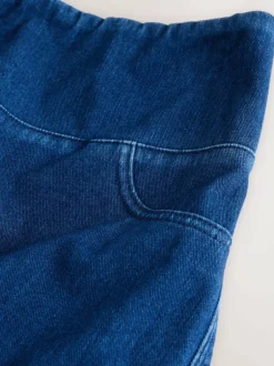 Next Dark Blue Maternity Wide Leg Denim Leggings Best