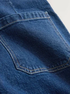 Next N Premium High Rise Patch Pocket Comfort Stretch Wide Leg Jeans Dark Blue Best