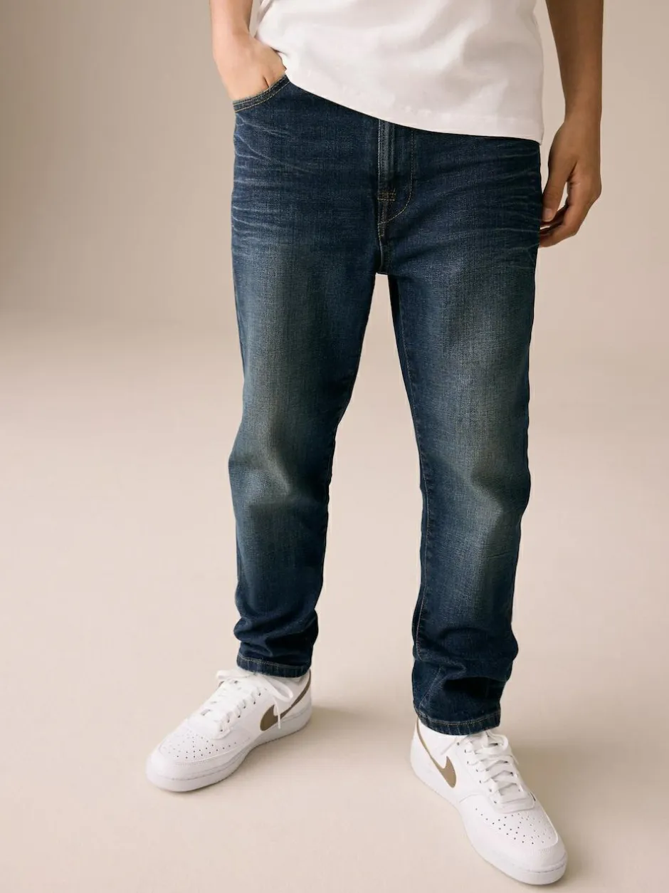 Next Regular Fit Authentic Denim Jeans (3-16yrs) Dark Blue Discount