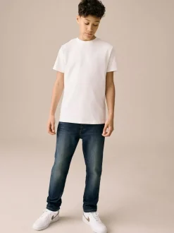 Next Regular Fit Authentic Denim Jeans (3-16yrs) Dark Blue Discount