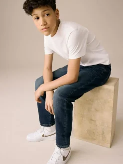 Next Regular Fit Authentic Denim Jeans (3-16yrs) Dark Blue Discount